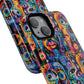 Psychedelic Visions Tough iPhone Magnetic Case - Unique Art iPhone Cover