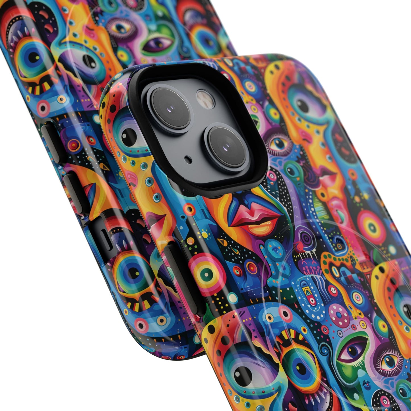 Psychedelic Visions Tough iPhone Magnetic Case - Unique Art iPhone Cover