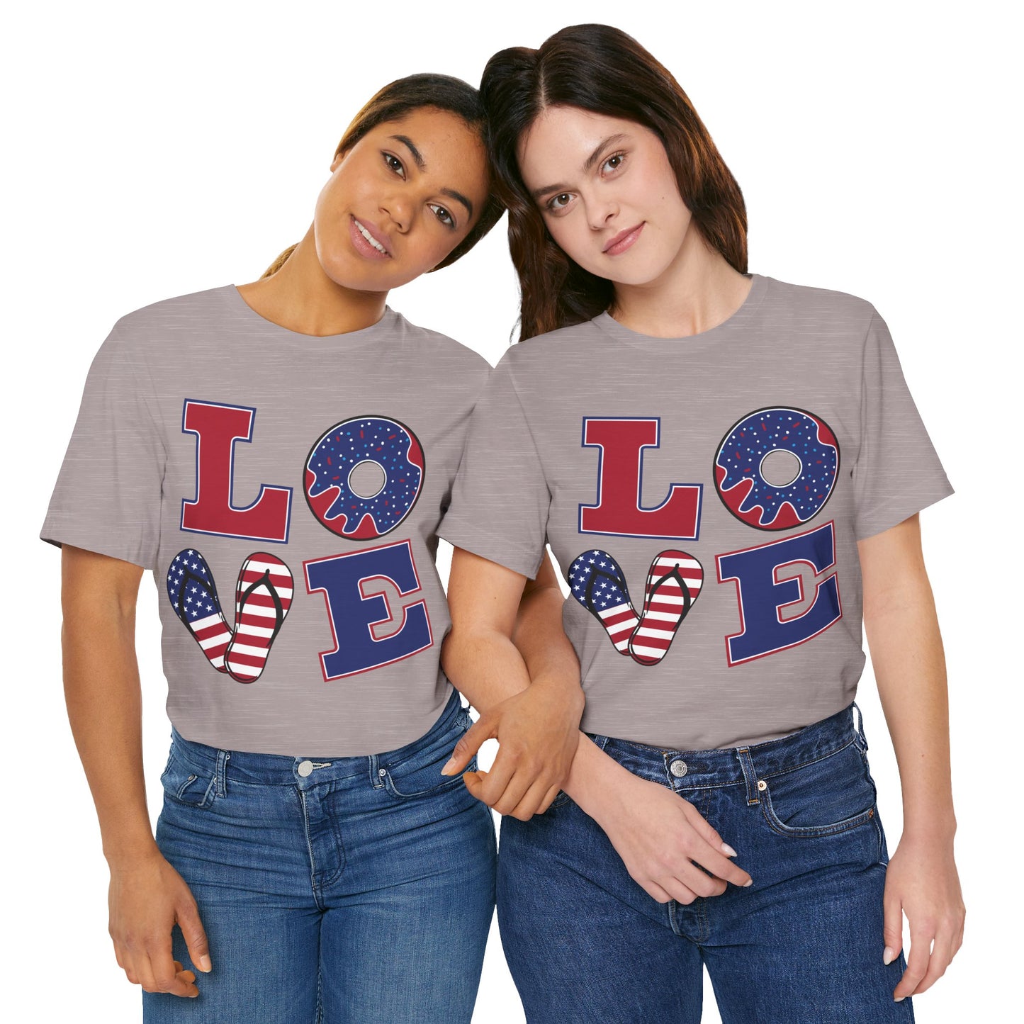 Patriotic Love Unisex Jersey Short Sleeve Tee