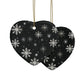 Snowflake Elegance Ceramic Ornaments (1pcs, 5pcs, 10pcs, 20pcs)