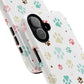 Pet Lover Magnetic iPhone Case - Cute Paw Print Design, Tough Magnetic Cases for Dog and Cat Owners, Gift for Animal Lovers