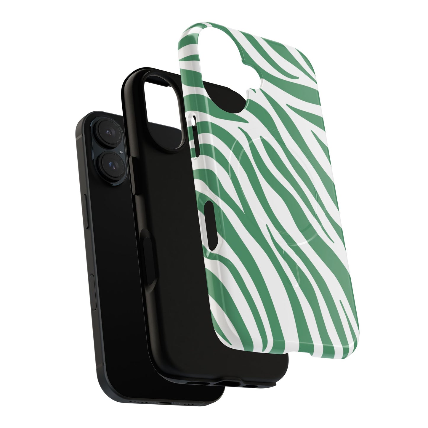 Trendy Zebra Print iPhone Case, Stylish Tough Magnetic Case for iPhone, Animal Print Accessory, Unique iPhone Cover, Gift for Animal Lovers