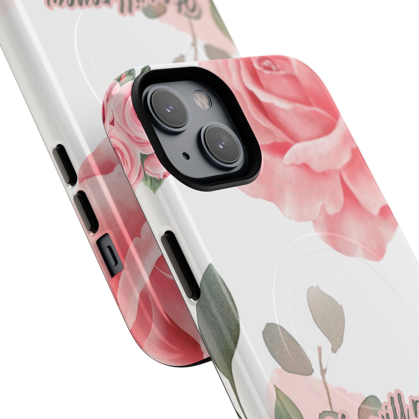 You will Renew your Strength Isaiah 40:11, Inspirational Gift, Tough iPhone Magnetic Case Scripture, Floral Bible Verse, MagSafe® iPhone®, iPhone 14, iPhone 15, iPhone 16, Pro, Pro Max, Plus.