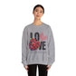 LOVE Always Unisex Heavy Blend™ Crewneck Sweatshirt.