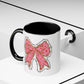 Affirmation Bow Accent Coffee Mug (11oz).