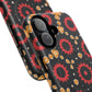 Midnight Ember Bloom Tough Magnetic iPhone Case, Bohemian Floral Design, Stylish iPhone Protection, Gift for Her, Trendy iPhone Accessories