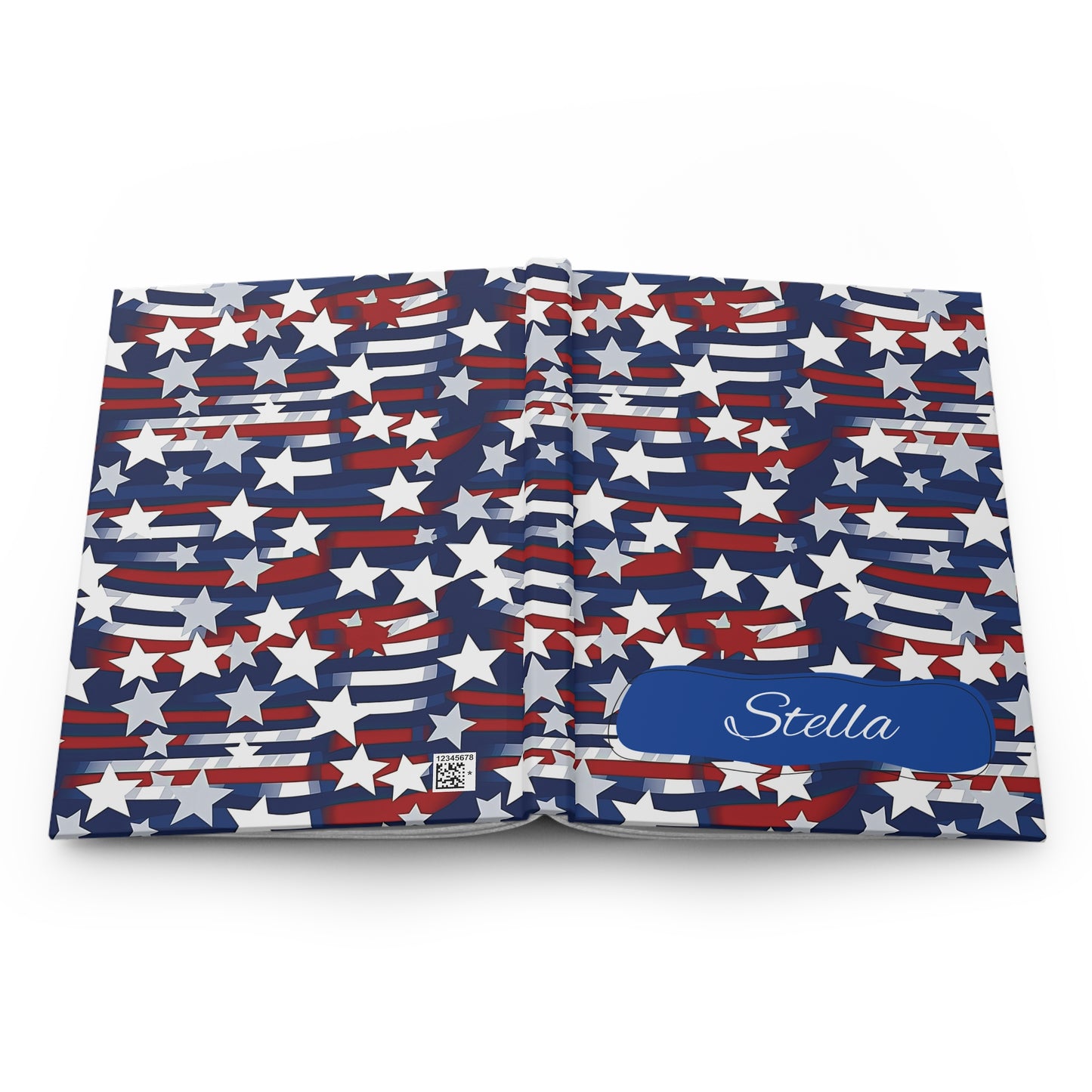 Patriotic Waves Hardcover Journal (PY)