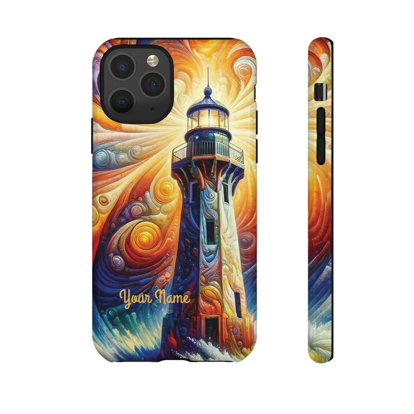 Personalized Cosmic Beacon iPhone Tough Cases, Gift for Him/Her.