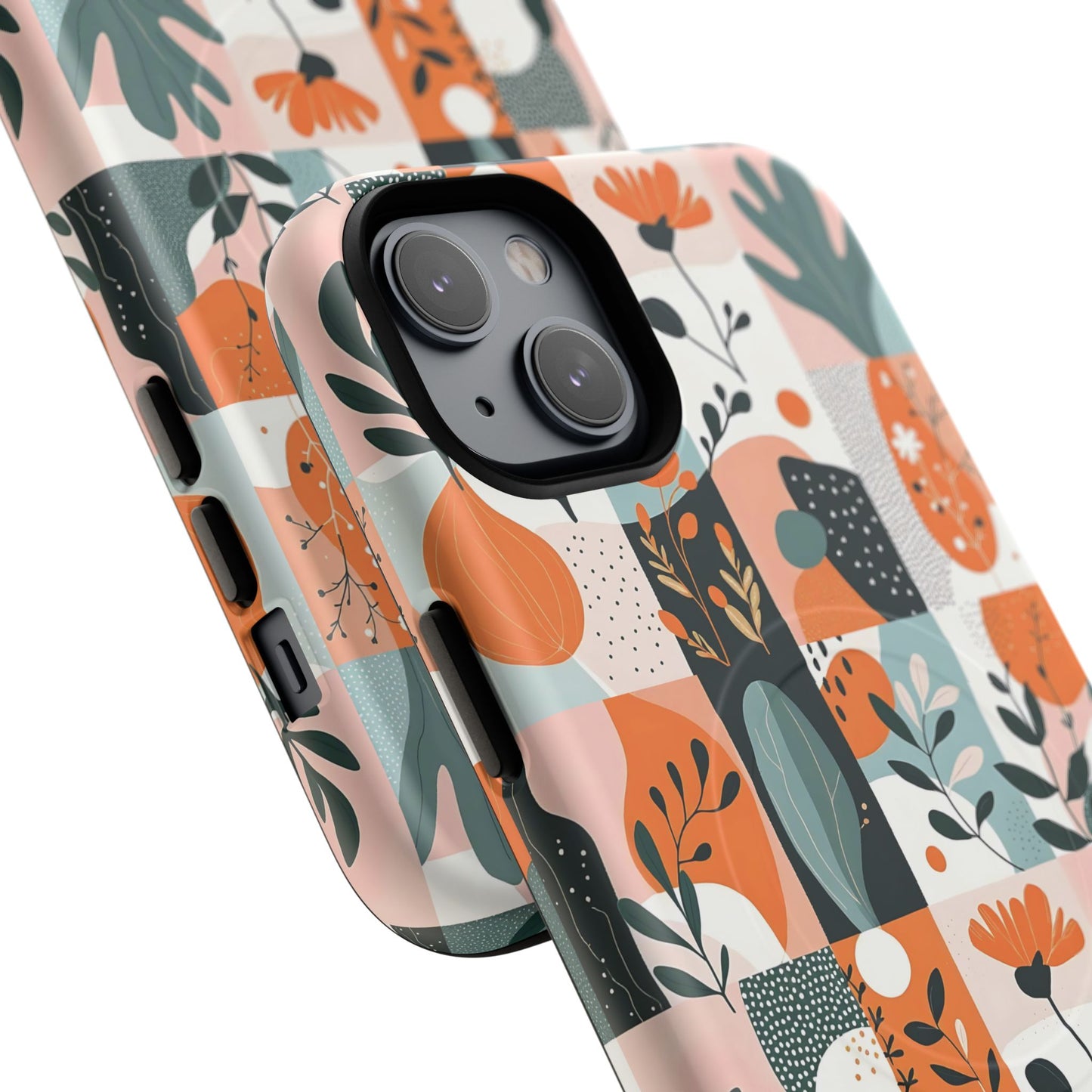 Botanical Bliss Tough Magnetic Phone Case, Durable Phone Cover, Gift for Her, Stylish Tech Accessory, Fall Vibes, Trendy Mobile Case