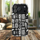 Modern Abstract Geometric Tough Magnetic Phone Case, Durable Phone Accessory, Gift for Him or Her, Artistic Design, Modern Decor