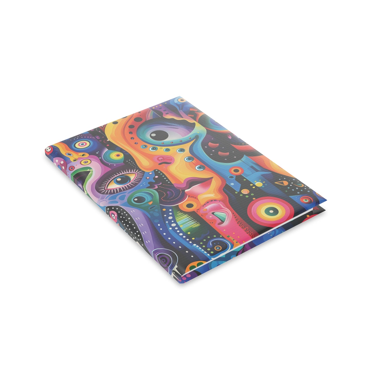 Psychedelic Visions Hardcover Notebook with Puffy Covers