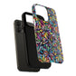 Prism Petal Burst Tough Magnetic iPhone Case, Colorful iPhone Case, Unique Gift for Flower Lovers, Stylish stained Glass Accessory