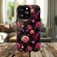 Starry Rose Garden Tough Magnetic Phone Case, Stylish Phone Cover, Gift for Her, Elegant Floral Design, Durable Phone Accessories