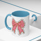 Affirmation Bow Accent Coffee Mug (11oz).