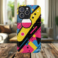 Electric Motion Mix iPhone Cases for Creative Souls | Tough iPhone Magnetic Cases, Stylish Protection, Unique iPhone Accessories, Gift for Art Lovers, Retro Vibes