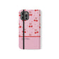 Personalized Cherry Blossom Dreams Flip iPhone and Samsung Cases — Wallet Folio with Name & Affirmation.