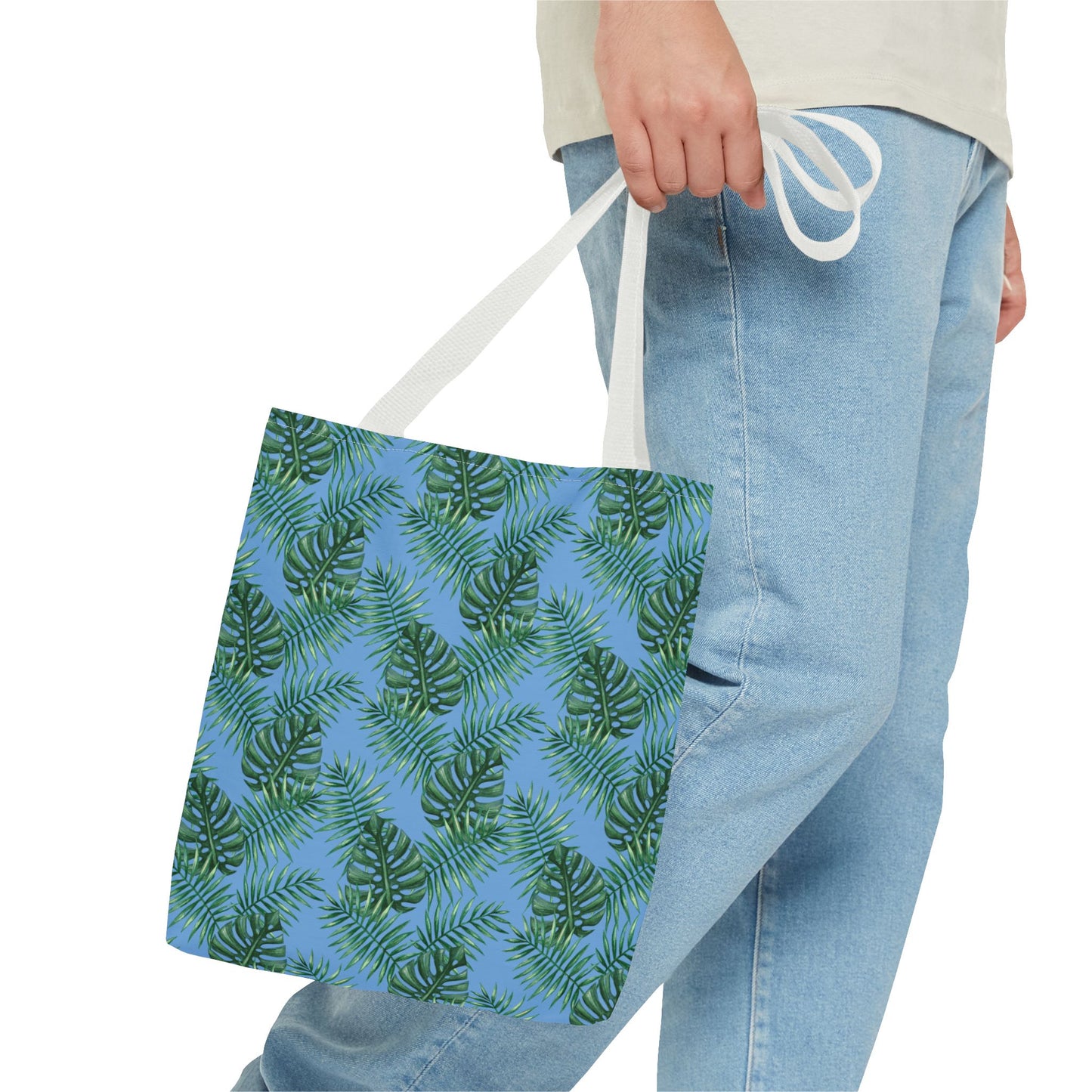 Blue Tropical Bliss Tote Bag