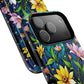 Flower Garden Stained Glass Phone Case, Tough Magnetic Cases, Floral Phone Cover, Durable Phone Accessories, Spring Gift, Birthday Present