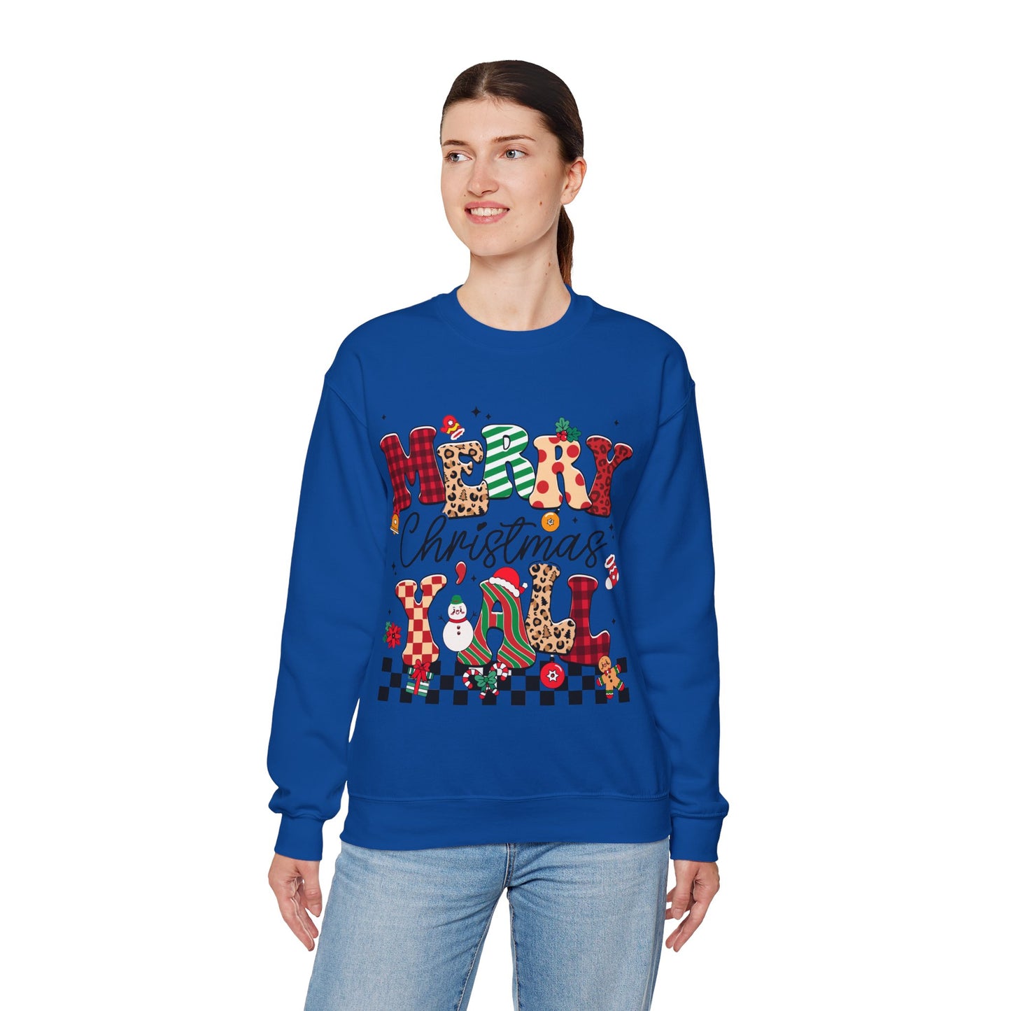 Merry Christmas  Unisex Heavy Blend™ Crewneck Sweatshirt