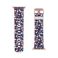 Patriotic Waves Apple Watch Band - Stars and Stripes Design