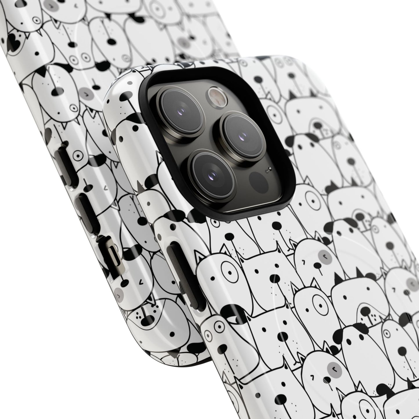 Cute Animal Pattern Phone Case, Tough Magnetic Cases for Pet Lovers, Gifts for Birthday, Holiday, Cute Accessories, Phone Covers
