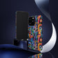 Psychedelic Visions Colorful Art iPhone Case - Tough Cases with Vibrant Abstract Design