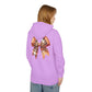 Autumn Highland Cow Charm Lightweight Hooded Sweatshirt