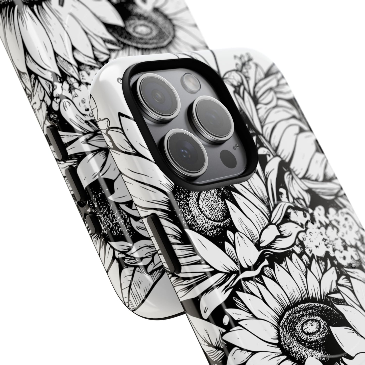 Loved John 3:16, Inspirational Gift, Tough iPhone Magnetic Case Scripture, Sunflower Bible Verse, MagSafe® iPhone® Tough Case, iPhone 14, iPhone 15, iPhone 16, Pro, Pro Max, Plus