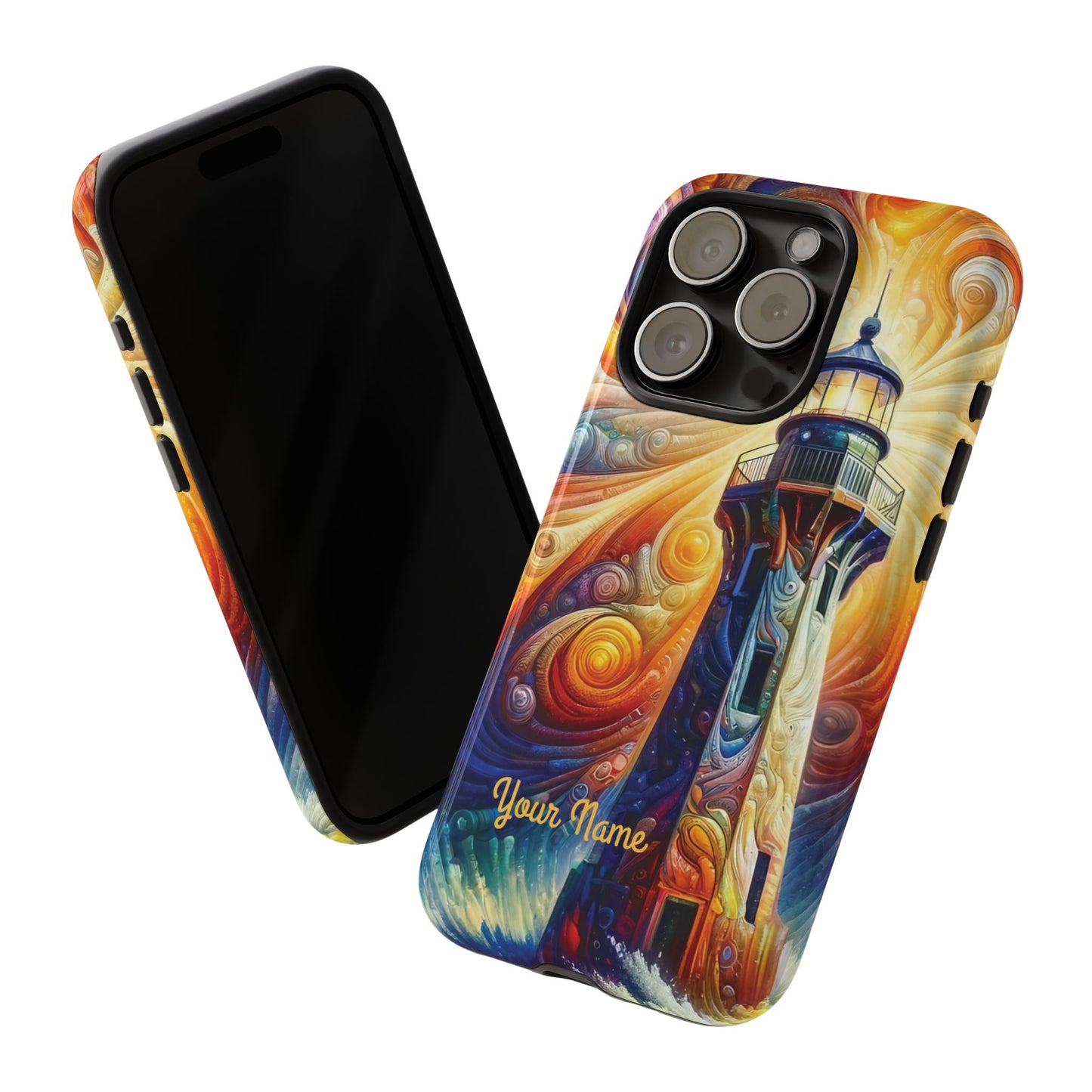 Personalized Cosmic Beacon iPhone Tough Cases, Gift for Him/Her.