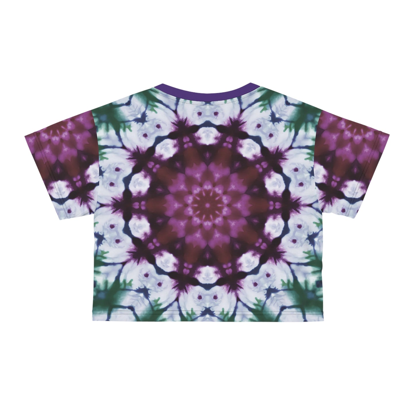 Mystic Garden Tie and Dye Crop Tee (AOP)