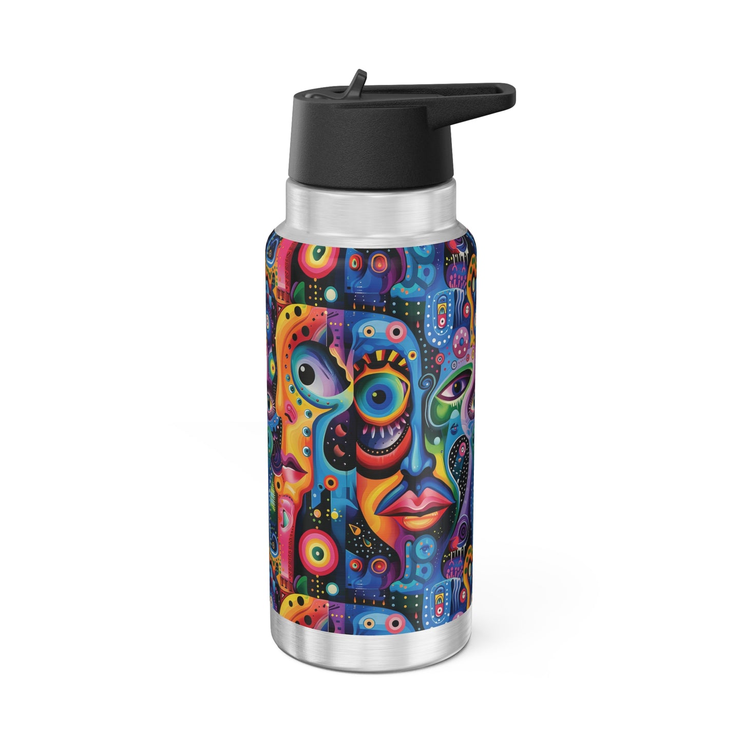 Psychedelic Visions Gator Tumbler, 32oz