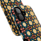Celestial Spice Tiling Colorful Tough Magnetic iPhone Case, Unique iPhone Cover, Artistic Mobile Shell, Durable Design Accessory, Trendy Gift Idea, MagSafe® iPhone Case.