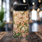 Floral Vintage Art Stained Glass Effect Nouveau Clear Magnetic Impact Case