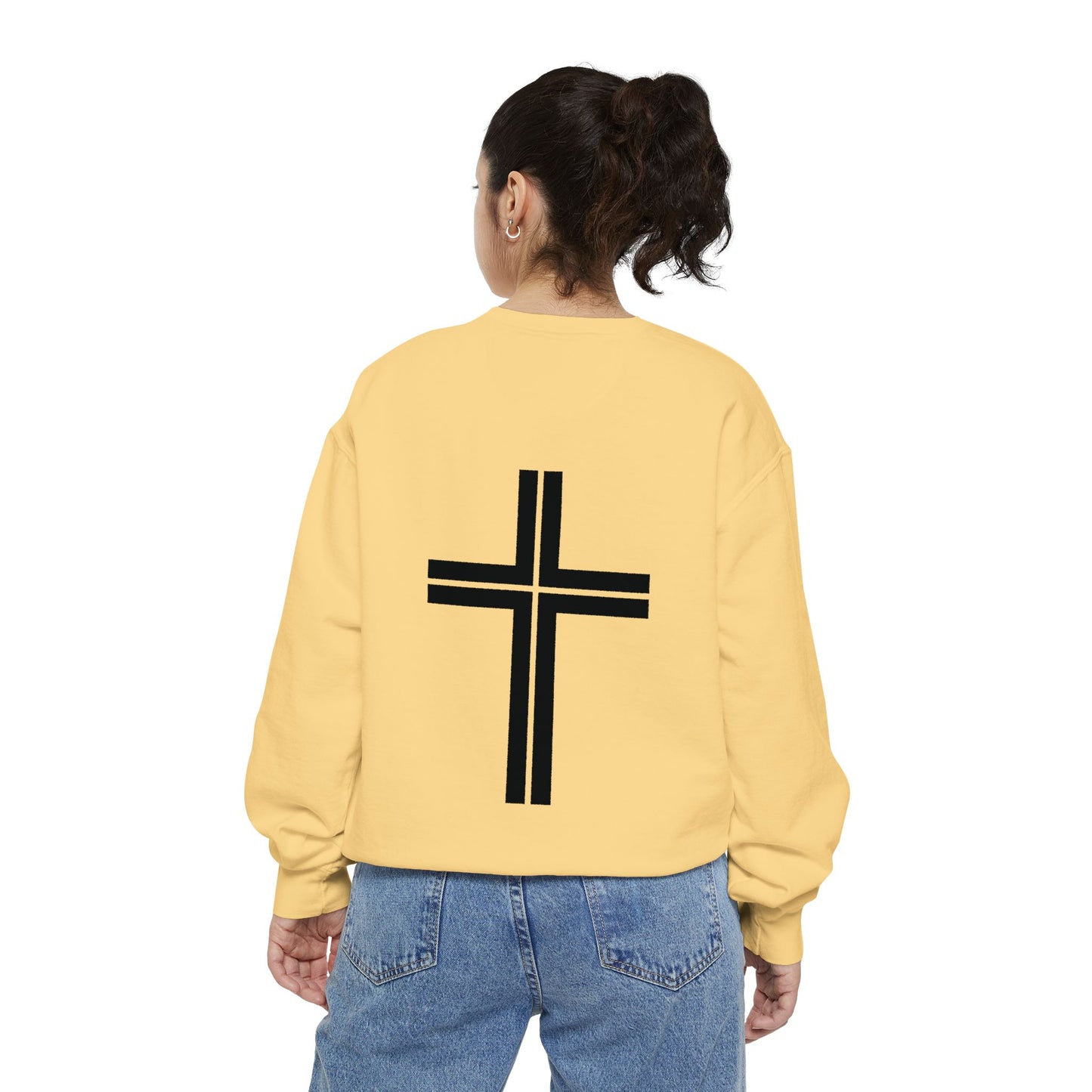 GOD is LOVE Unisex Comfort Colors Garment-Dyed Sweatshirt