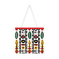 Afrobeat Harmony Shoulder Tote Bag - Colorful Everyday Accessory