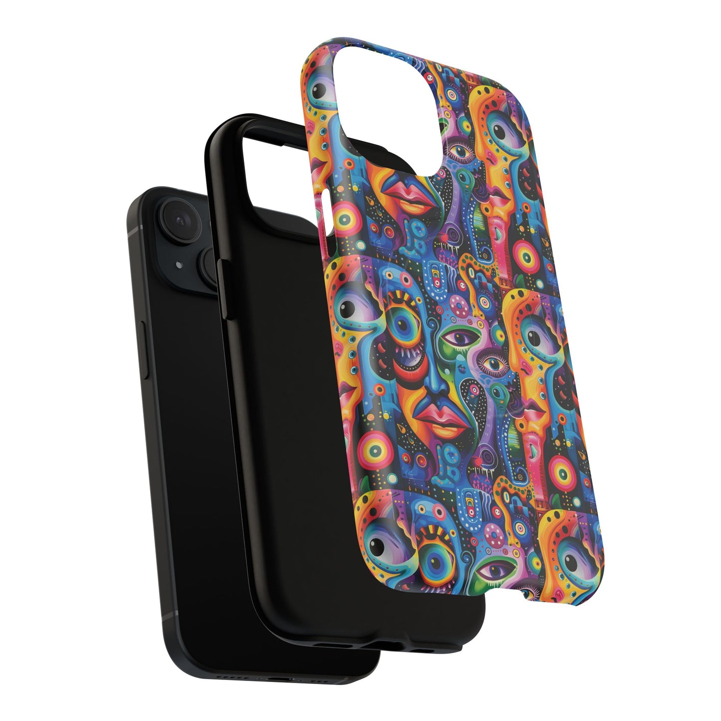 Psychedelic Visions Tough iPhone Magnetic Case - Unique Art iPhone Cover