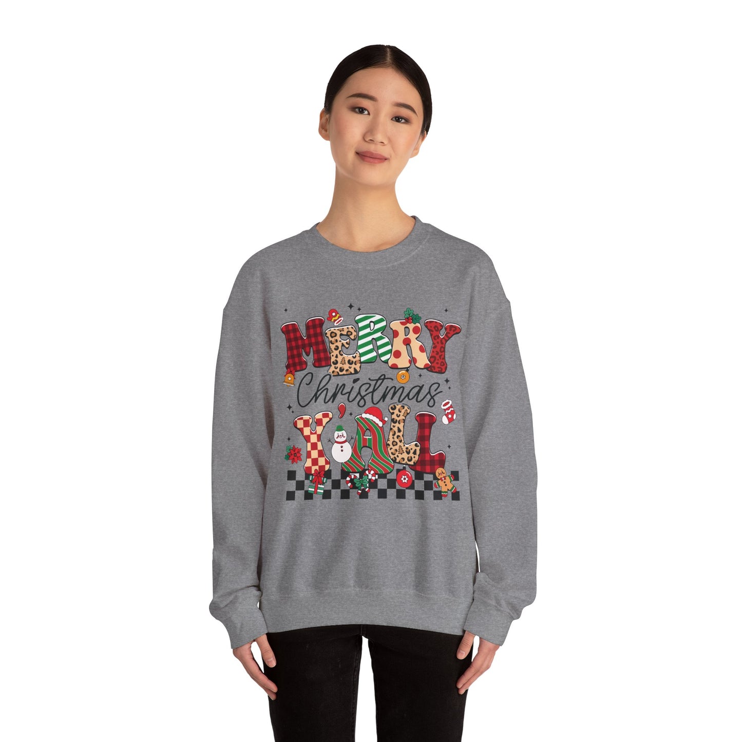 Merry Christmas Unisex Heavy Blend™ Crewneck Sweatshirt
