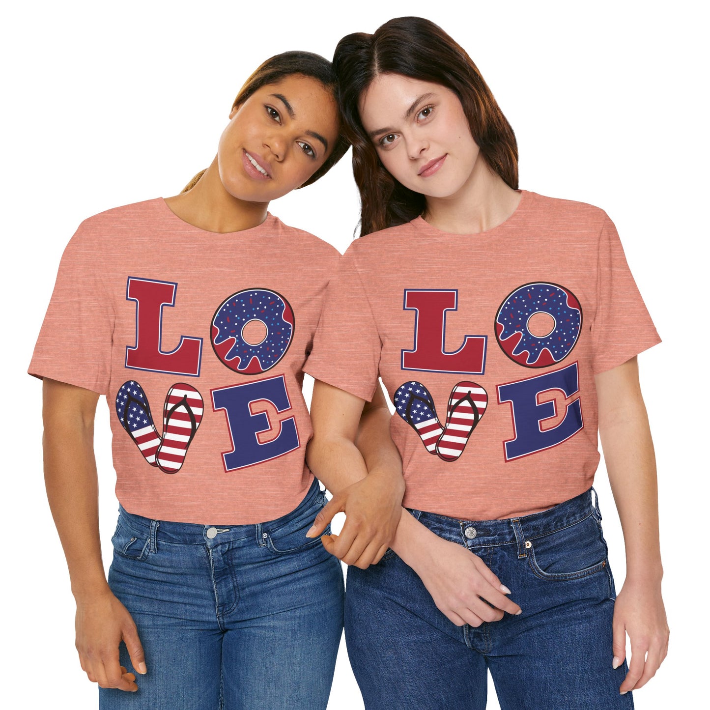 Patriotic Love Unisex Jersey Short Sleeve Tee