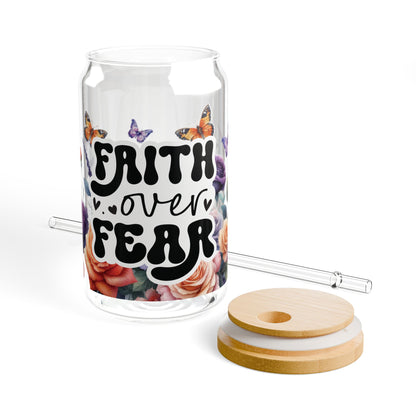 Faith Always Sipper Glass, 16oz