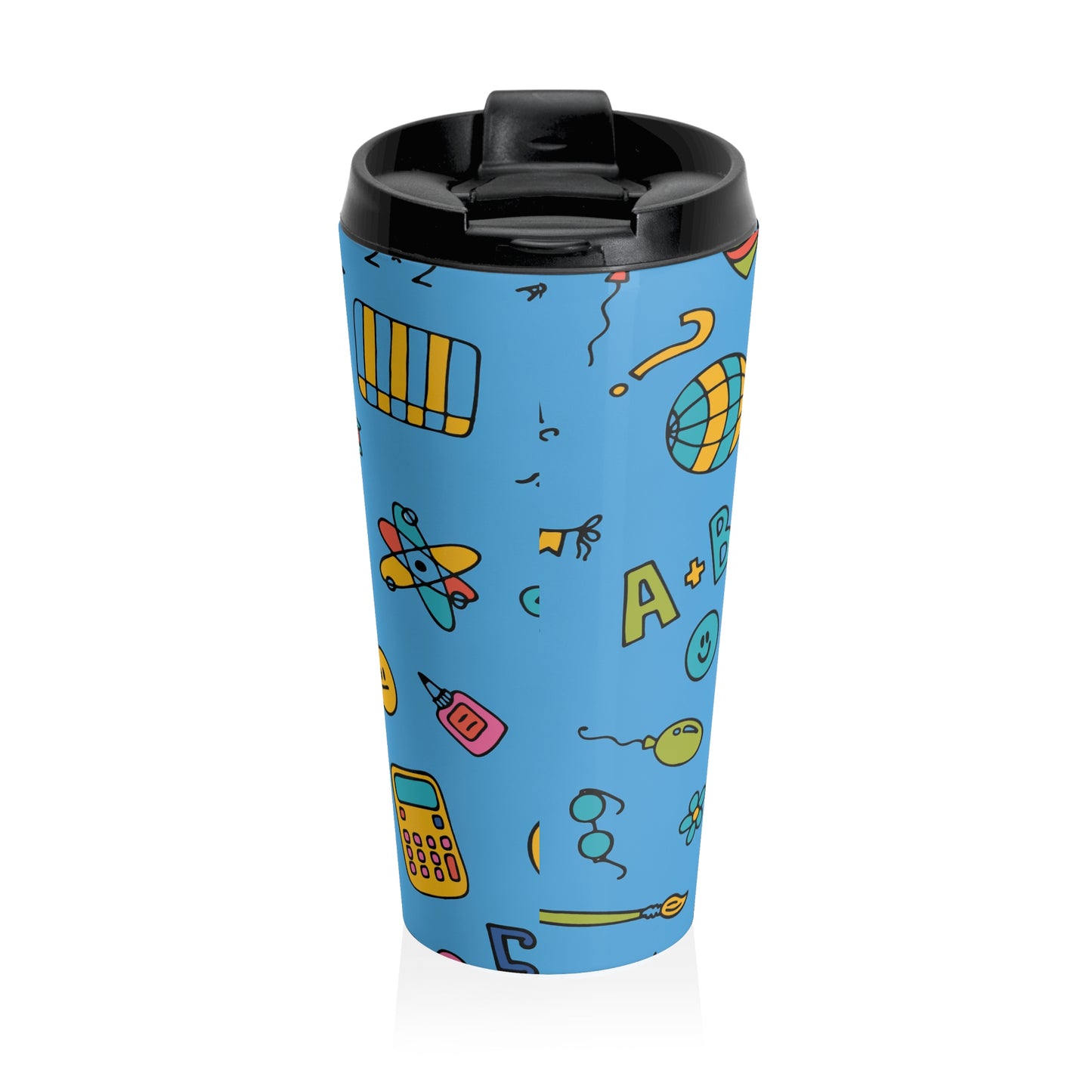 Customizable Classroom Couture Composition Book Inspired Travel Mug, Personalized Gift for Teachers, Back to School Drinkware, Christmas Present, Stylish Coffee Cup