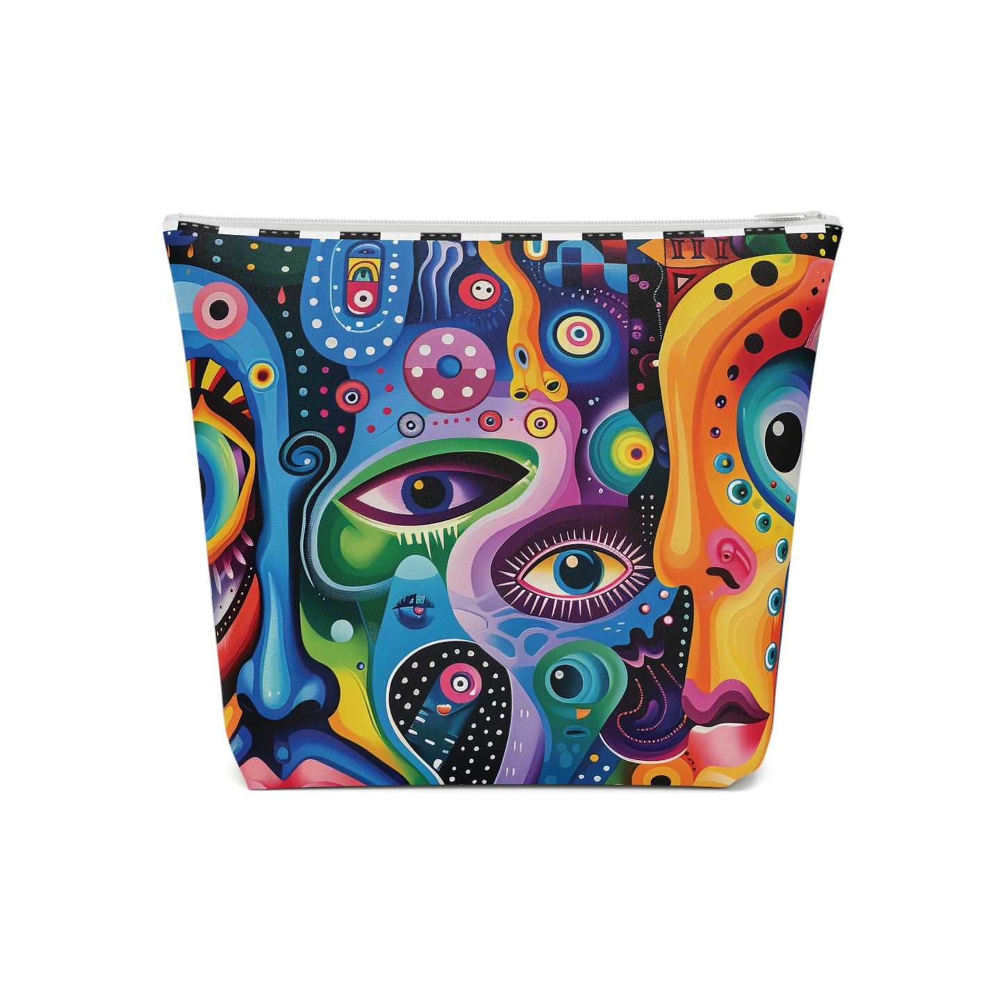 Psychedelic Visions Cotton Cosmetic Bag