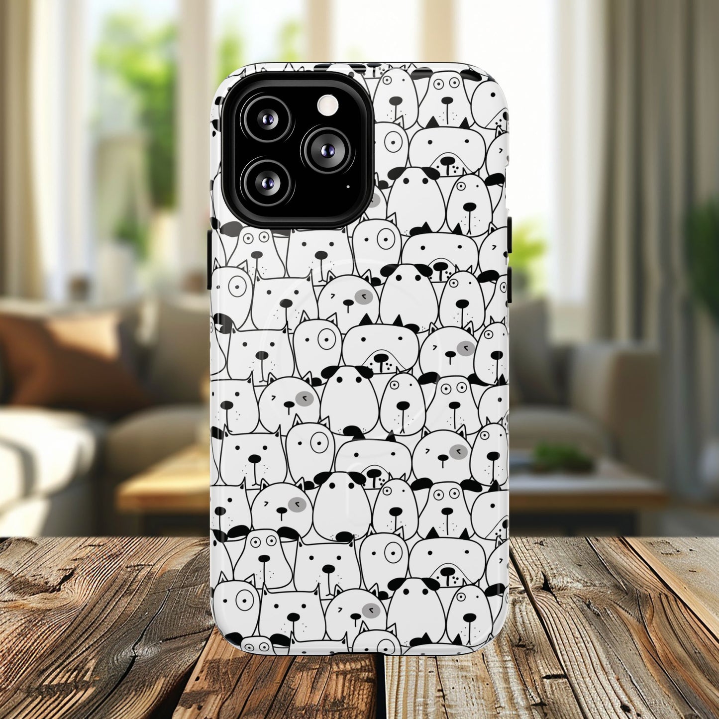 Cute Animal Pattern Phone Case, Tough Magnetic Cases for Pet Lovers, Gifts for Birthday, Holiday, Cute Accessories, Phone Covers