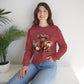 Autumn Highland Cow Charm Unisex Heavy Blend™ Crewneck Sweatshirt