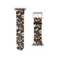 Blossom Elegance: Noir Garden Floral Watch Band - Stylish Floral Design for Smartwatches