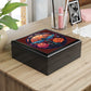 Dragonfly Stained Glass Jewelry Box — Floral Keepsake Gift
