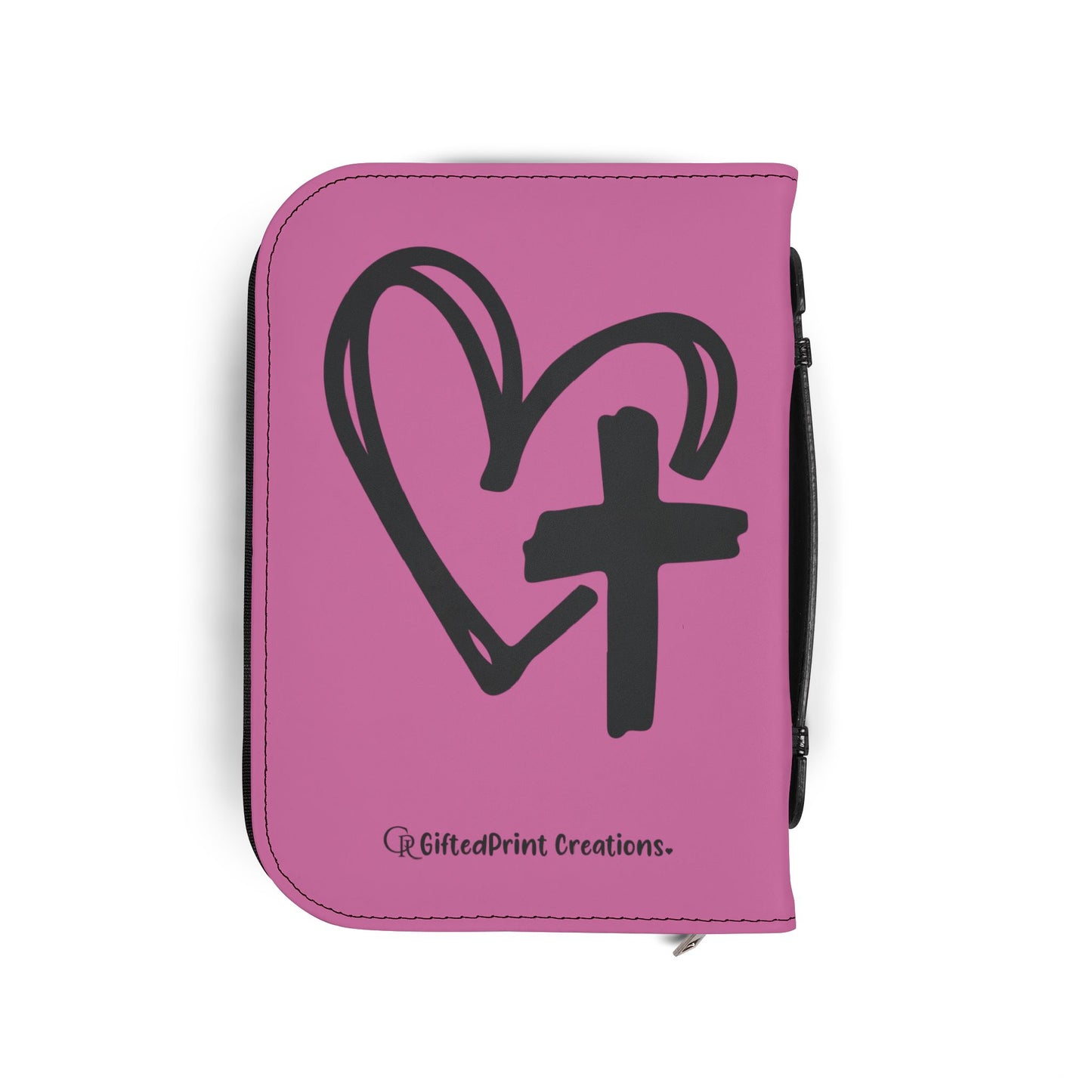 Personalized Floral Cross Bible Cover - Trust in the Lord Design| Baptism | Christening | Anniversary | Birthday Gifts.