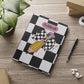 Black Checkered Charm A Hardcover Notebook (PY)