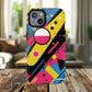 Electric Motion Mix iPhone Cases for Creative Souls | Tough iPhone Magnetic Cases, Stylish Protection, Unique iPhone Accessories, Gift for Art Lovers, Retro Vibes