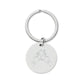 Personalized Engravable Stainless Steel Round Keychain — “You Hold The Key To My Heart”