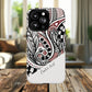 InkWhirl Fusion Stylish Tough Magnetic iPhone Case,  Unique Design, Gift for Him/Her, Trendy Accessory, Artist Collaboration, Durable Protection,Magsafe iPhone case